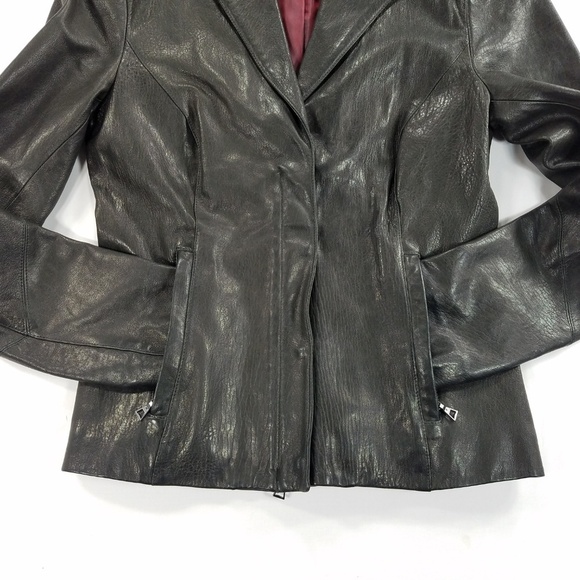 Belfe Italy Women's 12 Lamb Leather Jacket - Picture 2 of 7